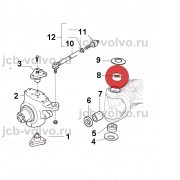 Втулка шкворневая, верхняя [VOE11988148] для Volvo BL61 PLUS, BL71 PLUS