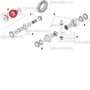 Сальник хвостовика (главная пара) [VOE11715253] для Volvo BL61 PLUS, BL71 PLUS