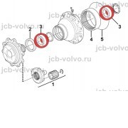 Подшипник в ступицу [VOE11709360] для Volvo BL61 PLUS, BL71 PLUS