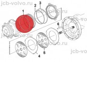 Резиновое кольцо [VOE11716587] для Volvo BL61 PLUS, BL71 PLUS