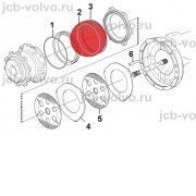 Резиновое кольцо [VOE11716586] для Volvo BL61 PLUS, BL71 PLUS