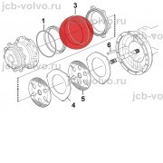 Резиновое кольцо [VOE11716585] для Volvo BL61 PLUS, BL71 PLUS