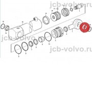 Втулка в шток ГЦ опрокидывания ковша [VOE11711136] для Volvo BL61 PLUS, BL71 PLUS