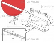 Вварная режущая пластина [VOE11883780-2] для Volvo BL61 PLUS, BL71 PLUS