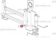 Направляющая задних стабилизаторов (аутригеров), квадратная [VOE11883349] для Volvo BL61 PLUS, BL71 PLUS