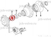 Сальник ступицы [VOE15196337] для Volvo BL61B, BL71B