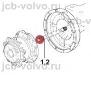 Полуось правая, короткая (701 мм) [VOE11716574] для Volvo BL61B, BL71B