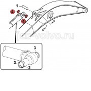 Шайба на палец крепления основания ГЦ рукояти [VOE14543944 (VOE14543945)] для Volvo EC 290B