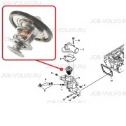 Термостат [ 6680850 , K1C011-73010 , K1C01173010] для KUBOTA V3300 DI-T BOBCAT S250