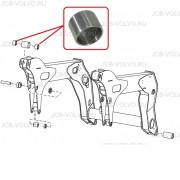 Боковая втулка в рычаг стрелы (узел крепления рычага к стреле) [6730995] - для погрузчика Bobcat S250