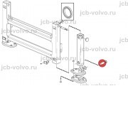 Палец г/цилиндра стабилизатора (нижний) [ 47960075 ] для CASE 570ST, 580T/ST, 590ST, 695ST