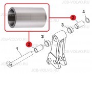 Втулка в быстросъем [ 307186A1 , D127168 ] для Case 570T, 580T , 580ST, 590T, 695ST