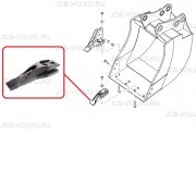 Зуб ковша [ 47792971, BU0420020] для Case 570T, 580T , 580ST, 590T, 695ST