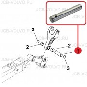 Палец (крепление трапеции и быстросъема) [ 84223652 ] для Case 570T, 580T , 580ST, 590T, 695ST