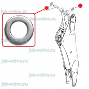 Шайба [ 87613253 ] для Case 570T, 580T , 580ST, 590T, 695ST