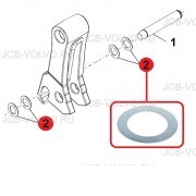 Шайба [ D143324 ] для Case 570T, 580T , 580ST, 590T, 695ST