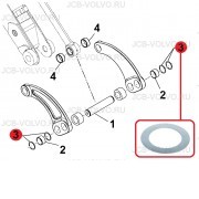 Шайба [ 84224845 ] для Case 570T, 580T , 580ST, 590T, 695ST