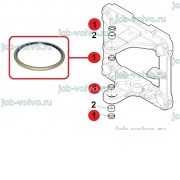 Сальник в нижнее крепление поворотного блока стрелы