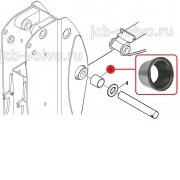 Втулка (Крепления стрелы к рукояти) [ 47546530 ] для CASE 570ST, 580T/ST, 590ST, 695ST