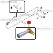 Палец крепления г/цилиндра ковша [ 47546569 ] для CASE 570ST, 580T/ST, 590ST, 695ST