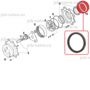 Сальник ступицы [ 311569A1 ] для Case 570T, Case 570ST