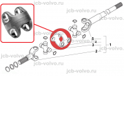 Корпус крестовин [ 84258432, 47126200 ] для Case 580T, 580ST, 590ST