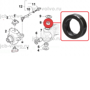 Втулка шкворневая [ 84241615 ] для Case 580T, 580ST, 590ST