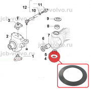 Шайба шкворневая [ 84241624 ] для Case 580T, 580ST, 590ST