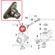 Верхний шкворень [ 84259754 ] для Case 580T, 580ST, 590ST