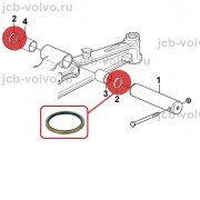 Сальник балансира [ D123655 ] для Case 580T, 580ST