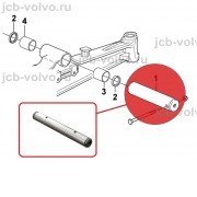 Балансир переднего моста [ 138616A1, 378290A1 ] для Case 580T, 580ST