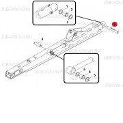 Палец (Крепление основания г/цилиндра телескопической рукояти) [ C04A05 ] для CUKUROVA ( TARSUS, ELAZ) 883/885/888
