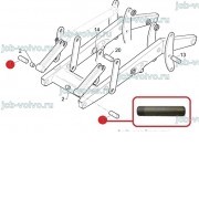 Палец крепления рычага переднего ковша к ковшу [ C04A54 ] для CUKUROVA ( TARSUS, ELAZ) 883/885/888