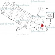 Палец крепления челюсти и отвала переднего ковша [ C04B81 ] для CUKUROVA ( TARSUS, ELAZ) 883 / 885 / 888