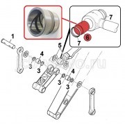 Втулка в ушко г/цилиндра ковша [131004-00027A ] для экскаваторов DOOSAN DX210W-5, DX225LC-5