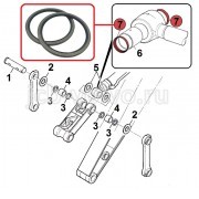Уплотнение в ушко гидроцилиндра ковша
