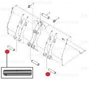 Палец (крепление передней стрелы к ковшу) [T204908] для John Deere 325K, 325J, 325SL