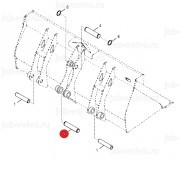 Палец (Крепление штока г/цилиндра опрокидывания переднего ковша) Проверка VIN! [T215010] для John Deere 325K, 325J, 325SL