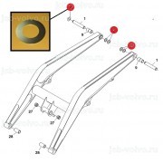 Шайба [ 24H1679, T161036 ] для John Deere 325K, 325J, 325SL