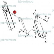 Палец (Крепление г/цилиндра телескопической рукояти) [T153322] для John Deere 315SL, 325SL, 325J, 325K