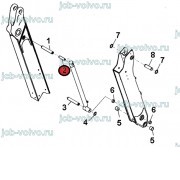 Распорная втулка [T160384] для John Deere 315SL, 325SL, 325J, 325K