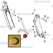 Шайба [24H1594] для John Deere 315SL, 325SL, 325J, 325K