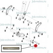 Палец ковшевой (крепление ковша к трапеции) [T185831] для John Deere 315SL, 325SL, 325J, 325K