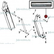 Палец (Крепление г/цилиндра ковша к рукояти) [T153567] для John Deere 315SL, 325SL, 325J, 325K