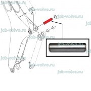 Палец (Крепление г/цилиндра рукояти и г/цилиндра стрелы со стороны основания) [T153608] для John Deere 315SL, 325SL, 325J, 325K