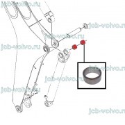 Втулка в основание г/цилиндра стрелы [ H150964 ] для John Deere 315SL, 325SL, 325J, 325K