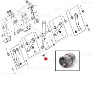 Втулка в шток г/цилиндра опрокидывания переднего ковша [ H151594 ] для John Deere 315SL