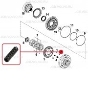 Пружинный шплинт [ T159359 ] для John Deere 315, 325