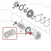 Пружина сжатия [ T164917 ] для John Deere 315, 325