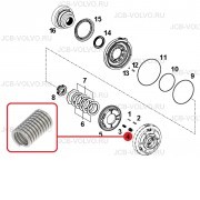 Пружина сжатия [ T164916 ] для John Deere 315, 325